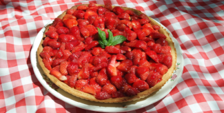 Recette - La tarte aux fraises du Périgord façon grand-mère
